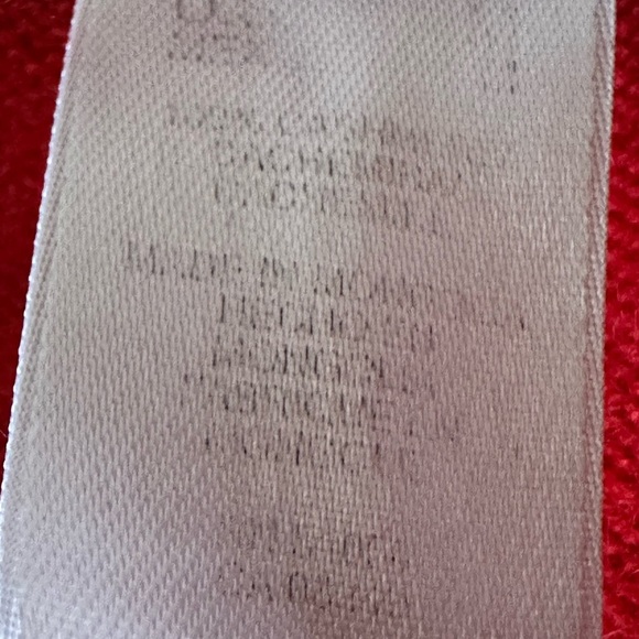 JONES New York Vintage 90s Red Cashmere Sweater Preppy Elevated Classic Medium - Picture 12 of 14